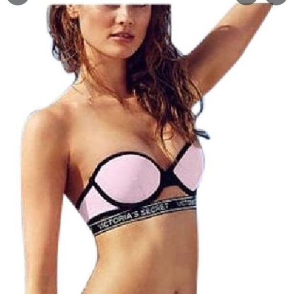 Victoria’s Secret Neon Beach Bandeau Bikini Top 34B - Picture 9 of 11